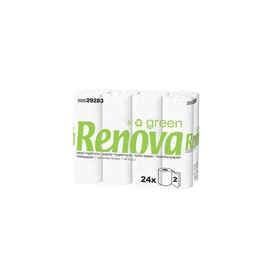 Papel Higienico RenovaGreen 2Fls 16,5mts (Pack24)