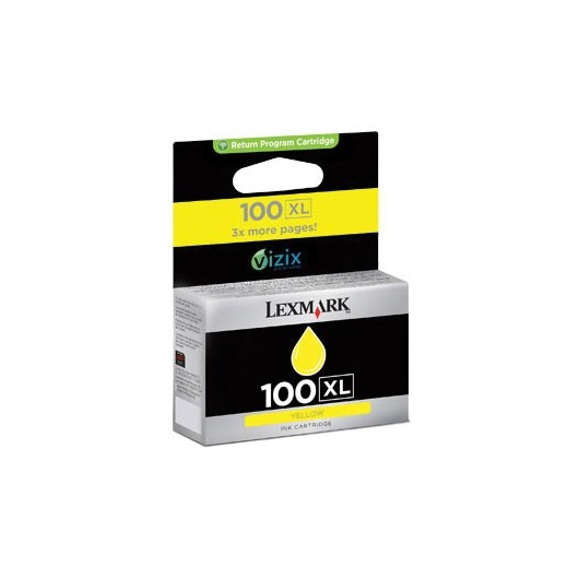 Tinteiro Lexmark Nº100XL (14N1071) Amarelo